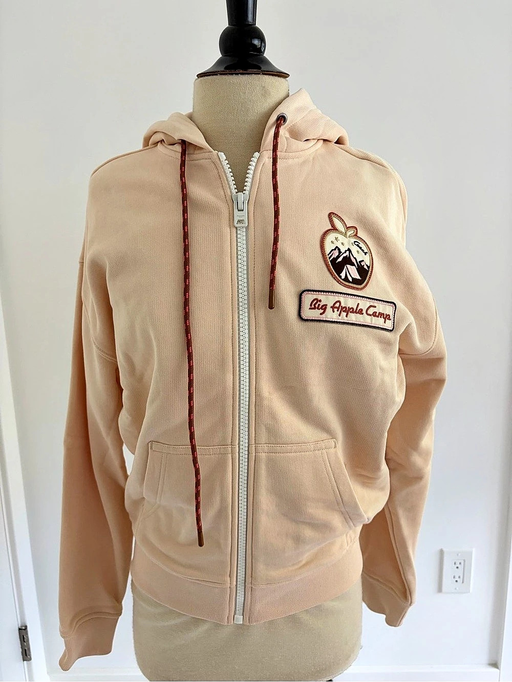 Coach Zip Hoodie in Pink Like New